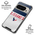 NFL Houston Texans White Striped Pixel 9/9 Pro Clear Case